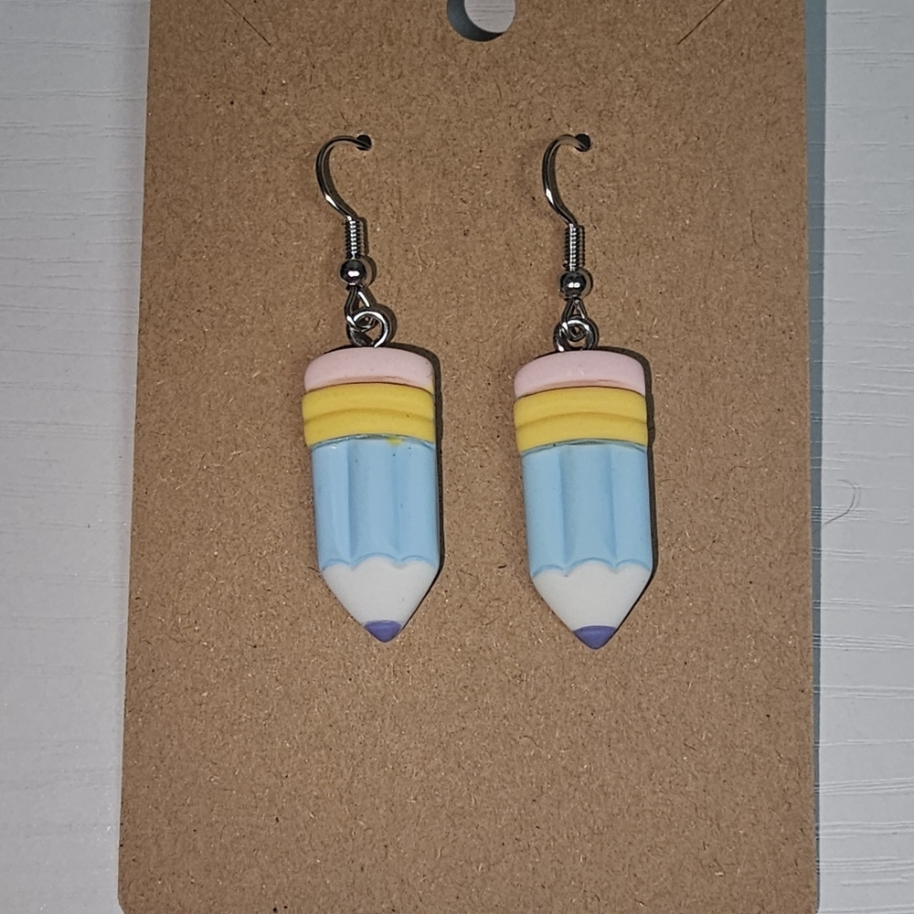 Colorful Pencil‎ Earrings
